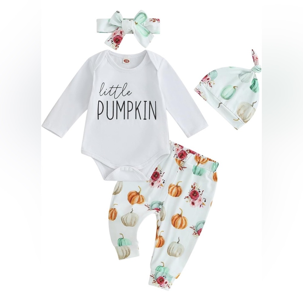 Fall/Halloween Outfits Unisex Baby Girl Boy 0 3 Months Winter Clothes